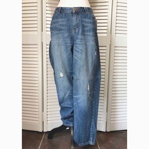 Lane Bryant Distressed Boyfriend Jeans